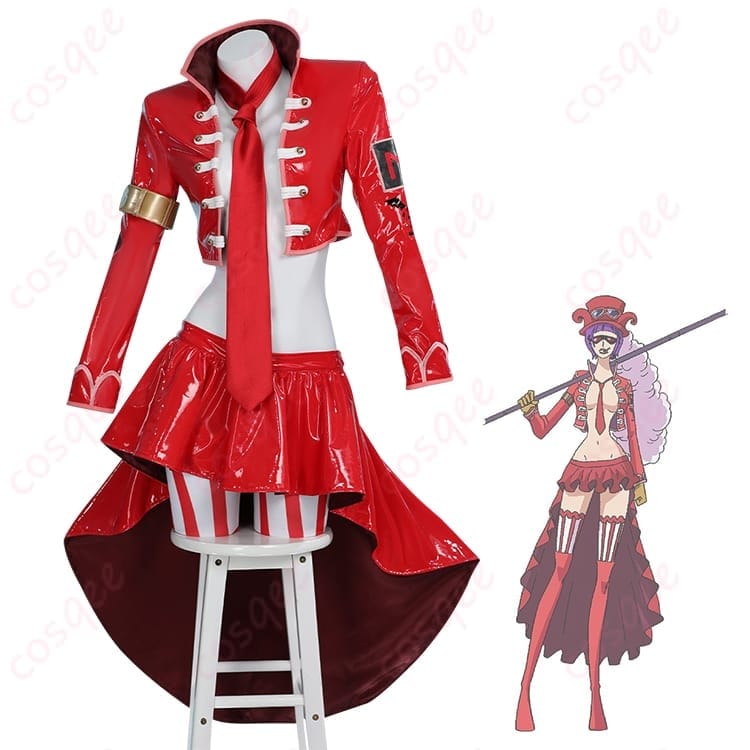 ONE PIECE ベロ・ベティの軍服風コスプレ一式 撮影映えしてイベントでも活躍 - 1枚目の画像