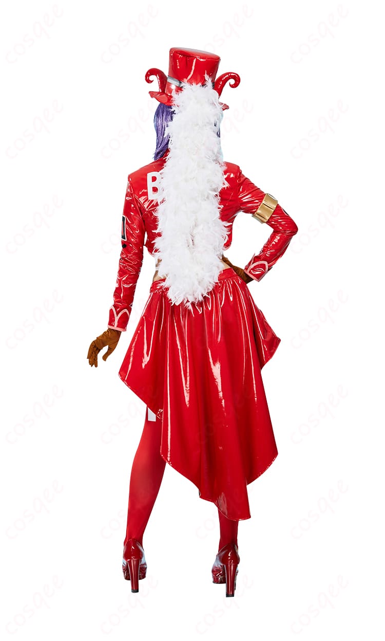 ベロ・ベティ東軍軍隊長コスプレ衣装の背面。細部まで忠実に再現。