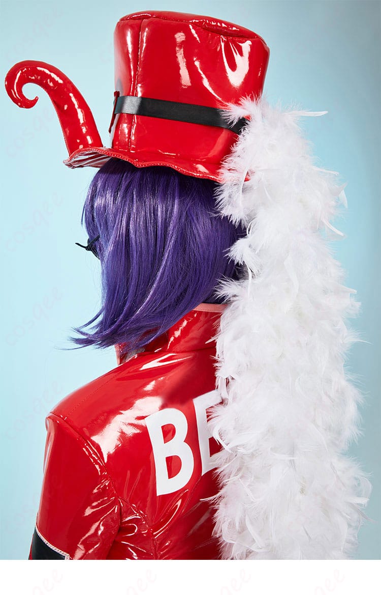 ベロ・ベティの帽子装飾の詳細。高品質な仕上がり。