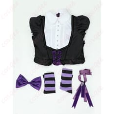 パンストのストッキング風ロリータドレス｜花柄刺繍が映える清楚ゴシックコス - 4枚目の画像（サムネイル）