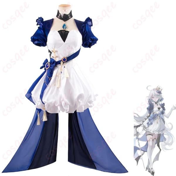 原神 フリーナの水色アリス風コスプレ 衣装一式で写真映えする可憐スタイル