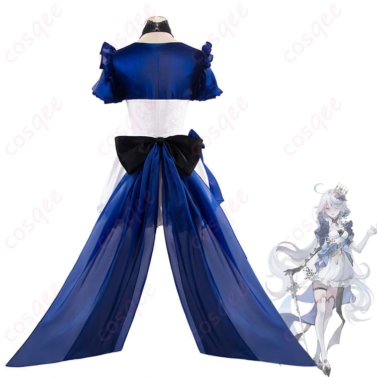 原神 フリーナの水色アリス風コスプレ 衣装一式で写真映えする可憐スタイル - 3枚目の画像