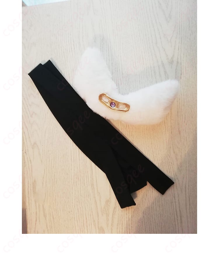 美山鈴音 コスプレ衣装 腰帯の結び紐部分の装飾。細部にこだわったデザインで、キャラクターの魅力を引き立てます。