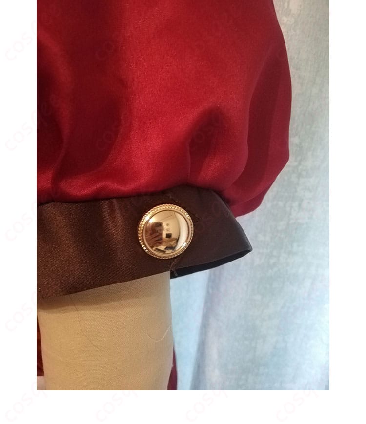 姫川友紀 コスプレ衣装 袖の装飾。エレガントなデザインが細部にわたって再現されています。