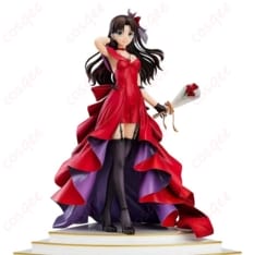 Fate/stay night 遠坂凛 15thアニバーサリードレス風 コスプレ衣装で気品ある存在感を - 1枚目の画像（サムネイル）