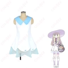 ポケモン サンムーンのリーリエを清楚に纏う ワンピース・帽子・靴下のコスプレセット - 4枚目の画像（サムネイル）