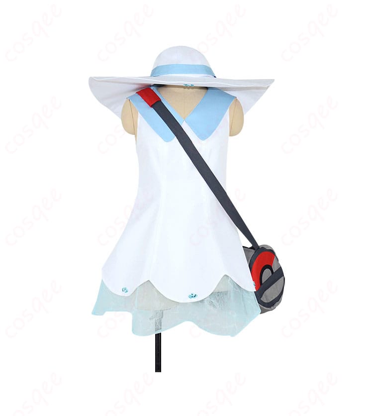 リーリエのコスプレ衣装に付属するバッグの正面画像。ディテールまで再現されたデザイン。