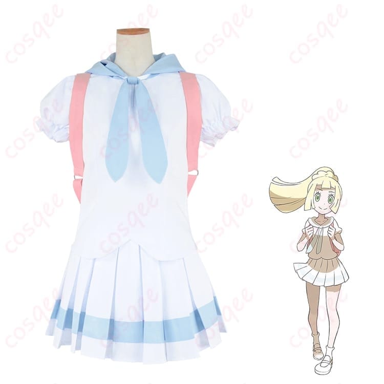 ポケモンUSUMのリーリエに変身できる清楚ガーリーなコスプレ衣装 - 1枚目の画像