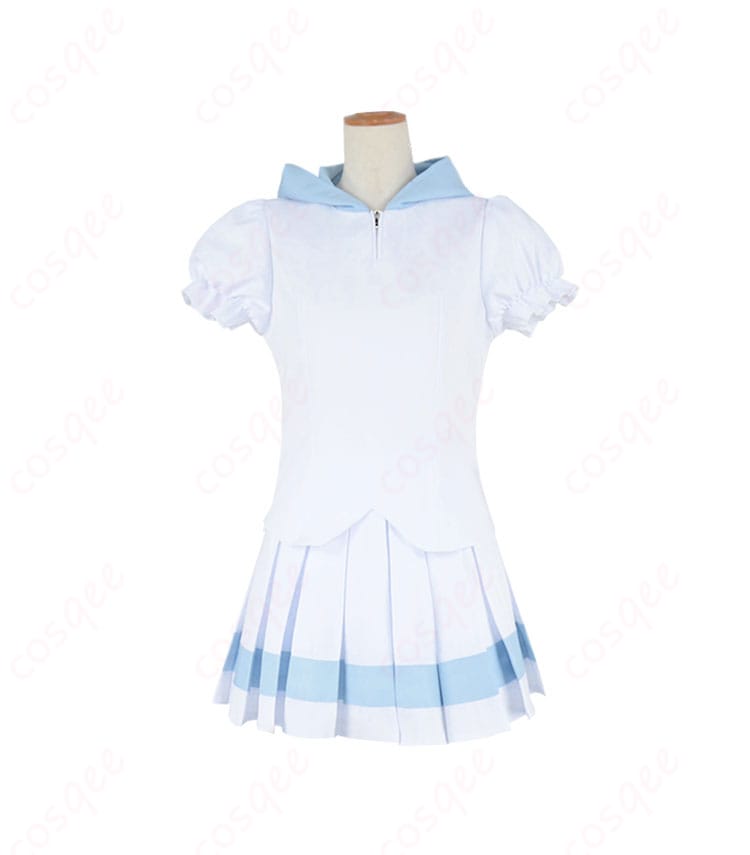 ポケモンUSUM リーリエ コスプレ衣装の全体細部。高品質な仕立てと完璧なフィット感。