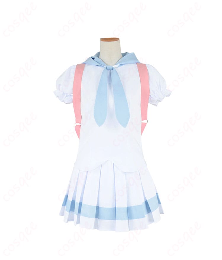 ポケモンUSUM リーリエ コスプレ衣装 正面の画像。高忠実再現のデザイン、イベントやコスプレ撮影に最適。