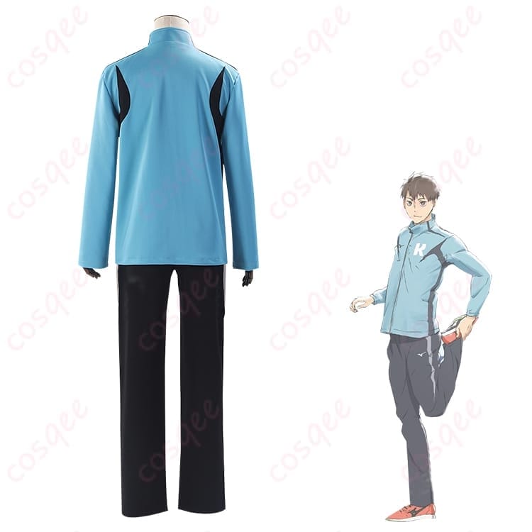 風が強く吹いている 清瀬灰二 陸上部ユニフォーム風コスプレ｜軽快で整ったスポーティ感 - 2枚目の画像