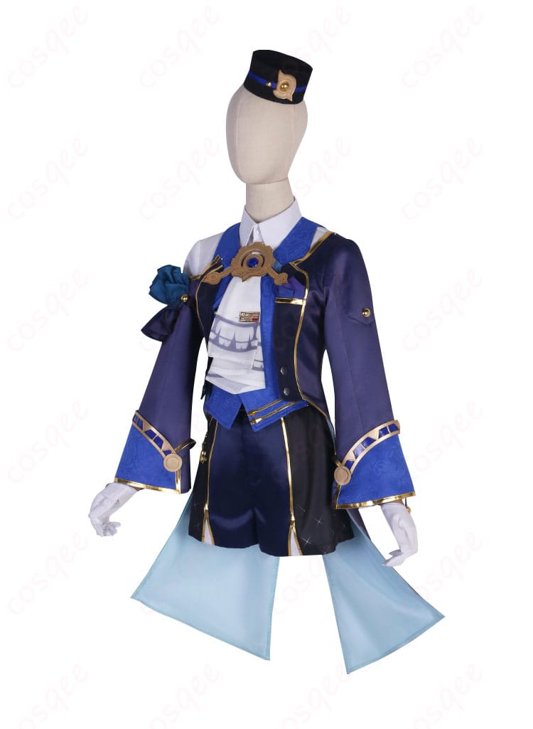 スターレイル ミーシャ コスプレ衣装 側面の詳細画像。スムーズに動ける設計と高品質の素材。