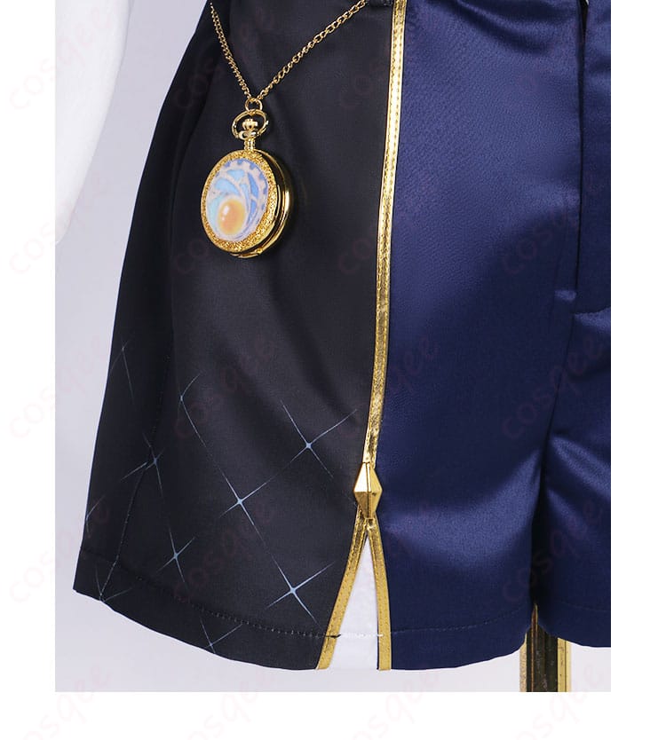 スターレイル ミーシャ コスプレ衣装 懐中時計の細部。キャラクターらしいアイテムで、コスプレの完成度が増します。