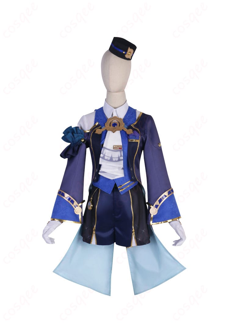 スターレイル ミーシャ コスプレ衣装 正面の全体画像。高再現度の衣装で、ゲームキャラクターを忠実に再現。
