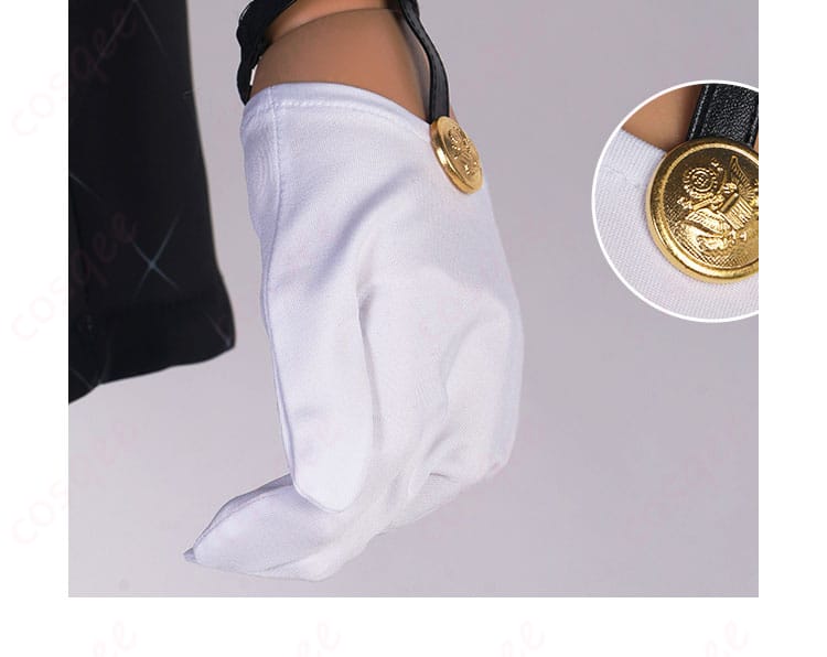 スターレイル ミーシャ コスプレ衣装 手袋の装飾ディテール。デザインに細かい工夫が施されています。