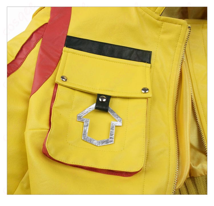 シドニー・オールム コスプレ衣装 胸前の小袋装飾、キャラクターの特徴を忠実に再現。