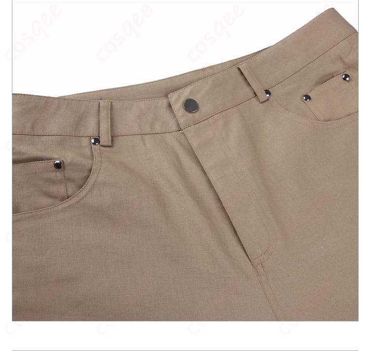 ネイサン・ドレイク コスプレ衣装の上半身のディテール。高い再現度と精巧な縫製。