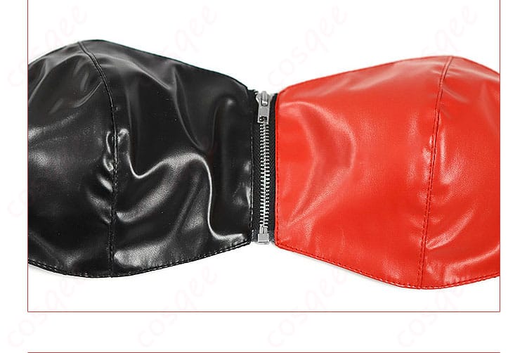 ハーレイ・クイン コスプレ衣装の内搭服飾の詳細。快適で動きやすいデザイン。イベントに最適。