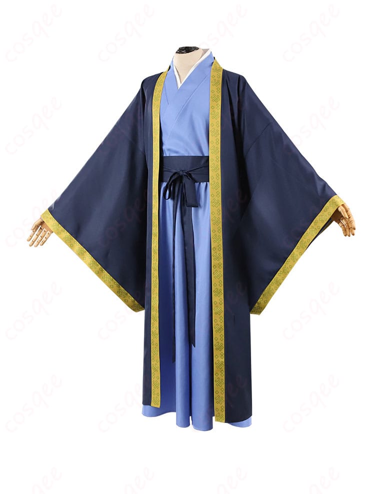 壬氏(ジンシ)のコスプレ衣装、側面から見た画像。ディテールにこだわり、完璧なフィット感。