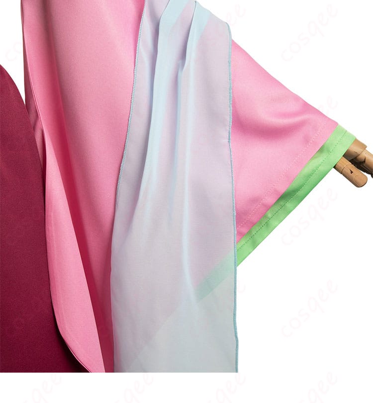 薬屋のひとりごと 猫猫(マオマオ) コスプレ衣装 衣袖の装飾細部。精密なデザインと刺繍