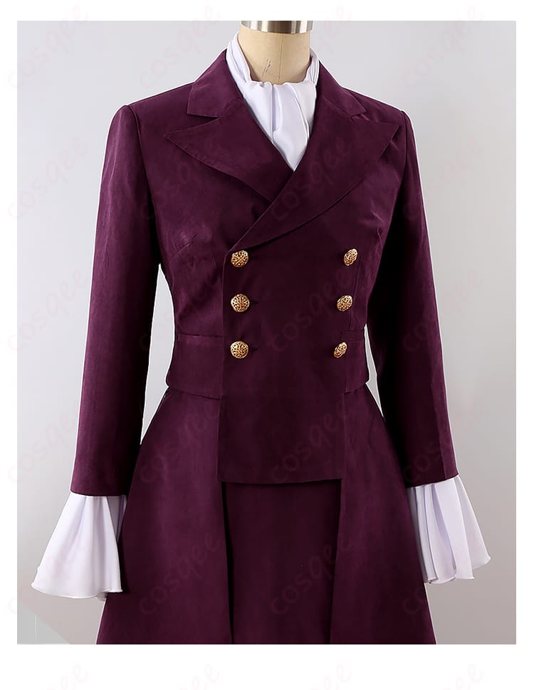 カガリ・ユラ・アスハ コスプレ衣装 正面の装飾ディテール。刺繍や徽章の精緻なデザインが特徴。コスプレ愛好者に最適。