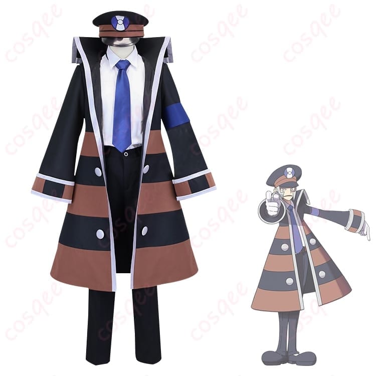 ポケットモンスターBW ノボリの駅長風コスプレ 衣装一式で写真映えと着やすさを両立 - 1枚目の画像