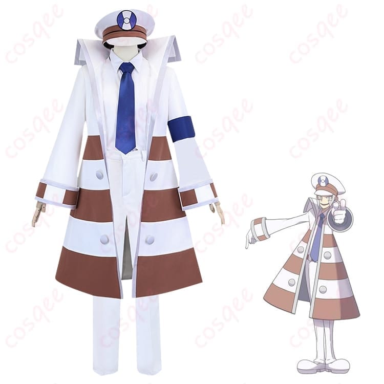 ポケットモンスターBW クダリ 駅員風コスプレ衣装 スマートで写真映えする一着 - 1枚目の画像