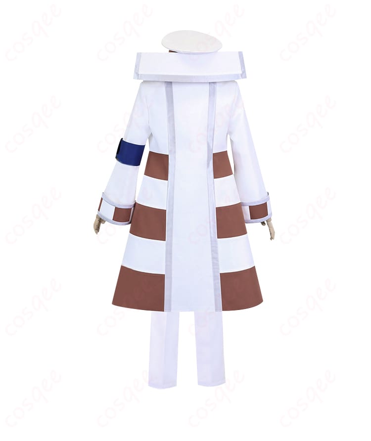 ポケットモンスター ブラック・ホワイト クダリ コスプレ衣装 背面全身写真|後ろ姿のシルエットや装飾も忠実に再現、イベント参加にもおすすめ!