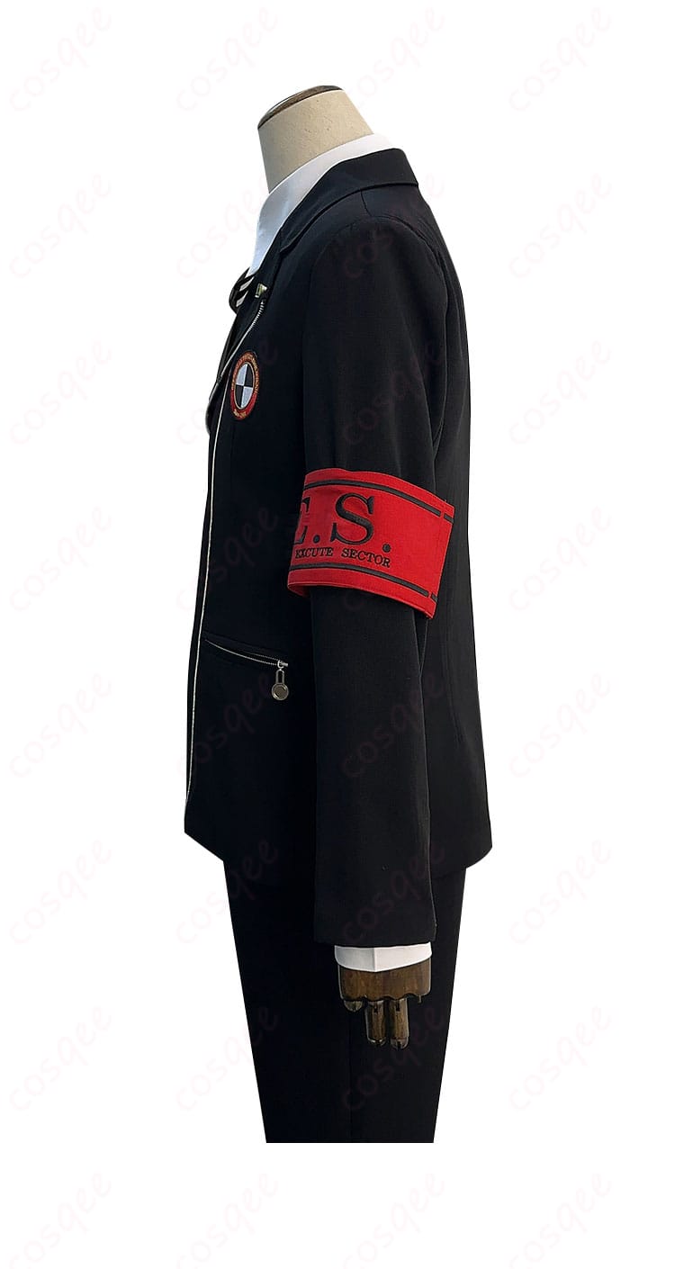 結城理コスプレ衣装の左側のディテール。衣装の仕上がりと細部の美しさをご覧ください。