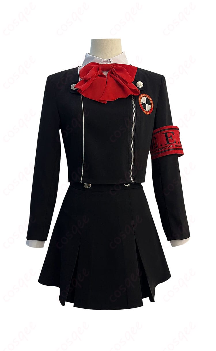 ペルソナ3 リロード アイギス コスプレ衣装 正面の画像。キャラクターのデザインが忠実に再現されています。
