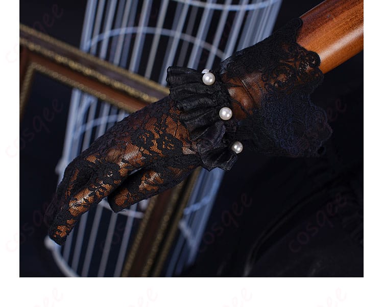 ハーメル コスプレ衣装の手袋部分の装飾。上品な仕上がりで、さらに魅力を引き立てます。