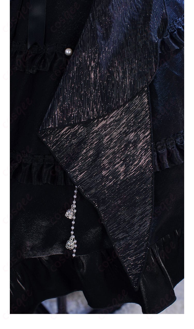 無期迷途 ハーメル コスプレ衣装の衣摆の装飾。美しいラインと装飾が魅力的。