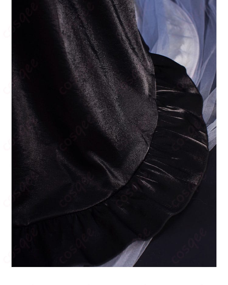 無期迷途 ハーメル コスプレ衣装のスカート尾部の装飾。豪華で華やかなデザイン。