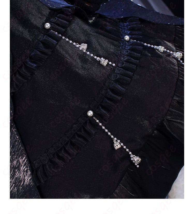 ハーメル コスプレ衣装のスカート部分の装飾。細かいディテールまで丁寧に作り込まれています。