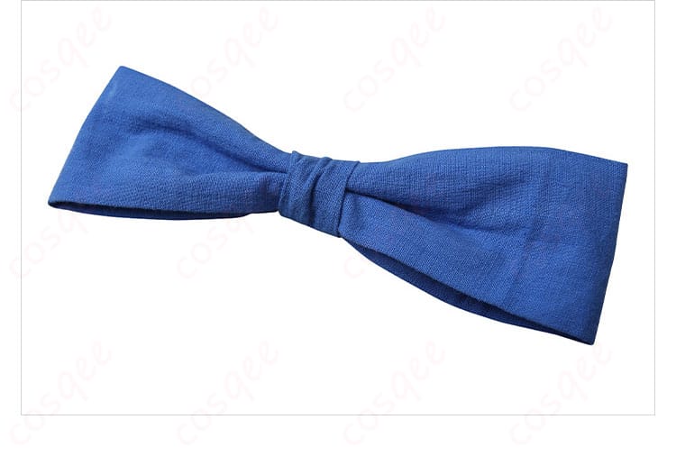 ベルの青い髪飾りのディテール。ファンタジーワールドのベルを忠実に再現した美しい髪飾りです。