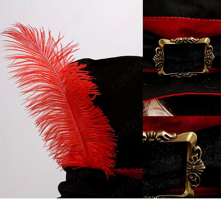 コスプレ衣装の帽子装飾部分。個性的なデザインがファッションのポイントに。