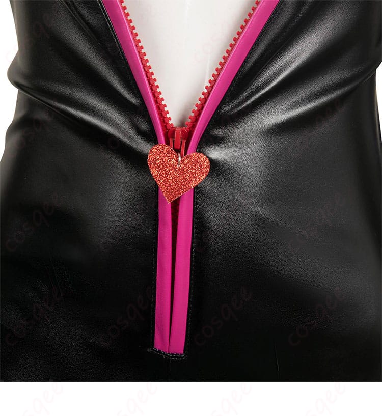 エンジェル・ダスト コスプレ衣装 領口の装飾ディテール。細部にこだわったデザインが魅力。