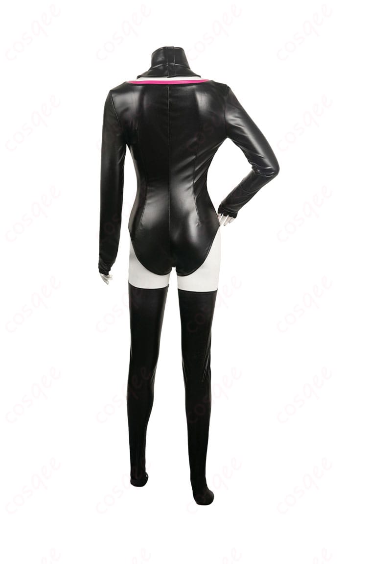 ハズビン・ホテル エンジェル・ダスト コスプレ衣装 背面の詳細。背中のデザインも再現された美しい仕上がり。