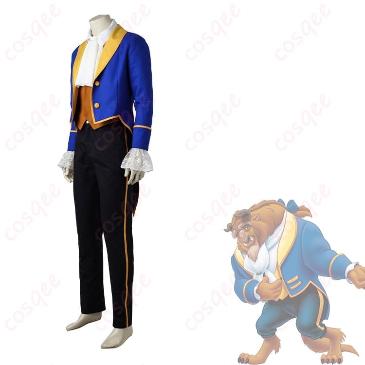 美女と野獣 野獣の王子礼装コスプレ衣装 上品で写真映えするクラシカルセット - 3枚目の画像