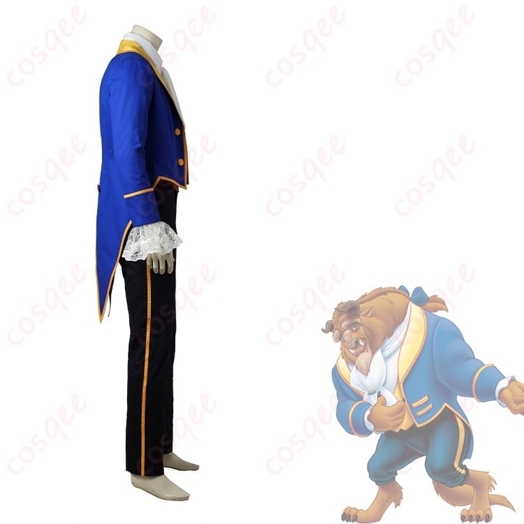 美女と野獣 野獣の王子礼装コスプレ衣装 上品で写真映えするクラシカルセット - 2枚目の画像