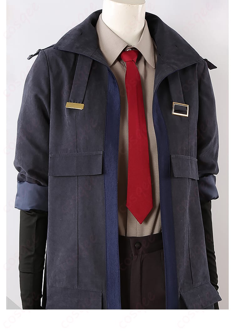 アスラン・ザラ コスプレ衣装 全体のディテール。刺繍やロゴ、細かい装飾が忠実に再現されています。