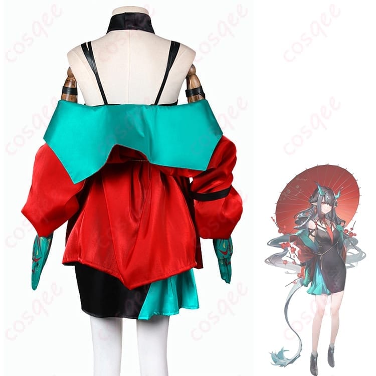 アークナイツのシー 流砂 新春コーデを上品に再現したコスプレ衣装 - 3枚目の画像