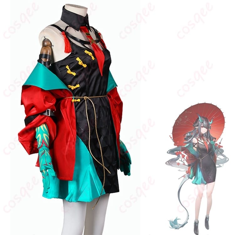 アークナイツのシー 流砂 新春コーデを上品に再現したコスプレ衣装 - 2枚目の画像