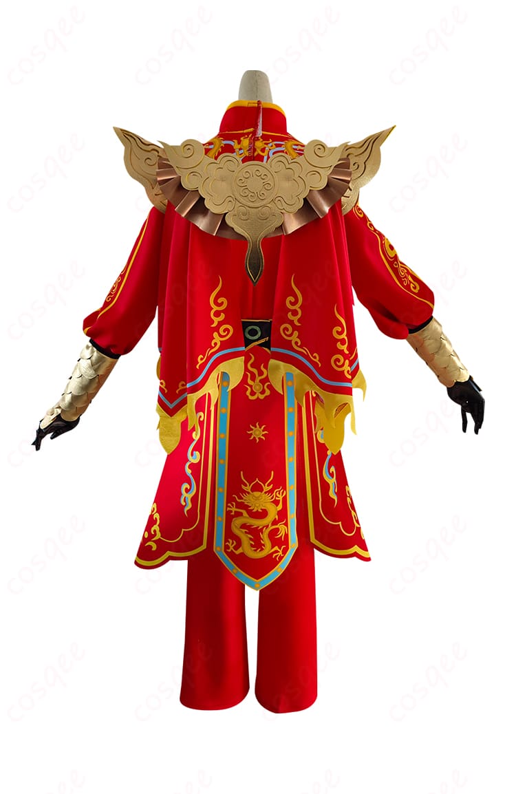 第五人格 骨董商(戚十一) コスプレ衣装 風に靡く旗 新春 豪華衣装 背面画像