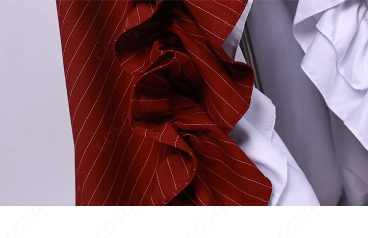 黒執事 シエル・ファントムハイヴ コスプレ衣装のスカート装飾。華やかなディテールが魅力的なデザイン。