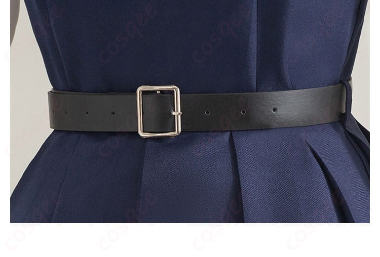 しぐれうい ロスプレ衣装の腰ベルトの装飾ディテール。高級感のあるデザインで、着心地も快適です。