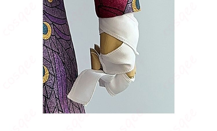 黒川イザナ衣装の手紐装飾、リアルな仕上がりでキャラクター感満載