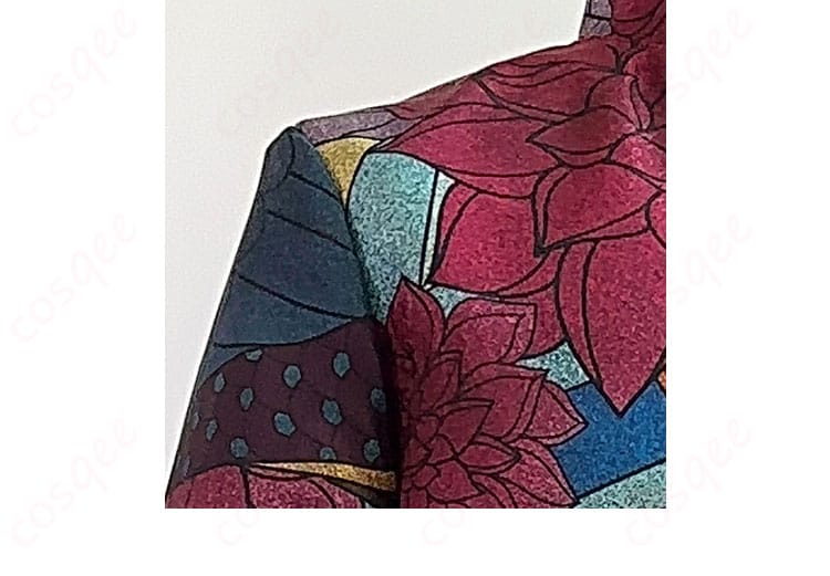 黒川イザナ衣装の肩袖装飾、凝ったディテール