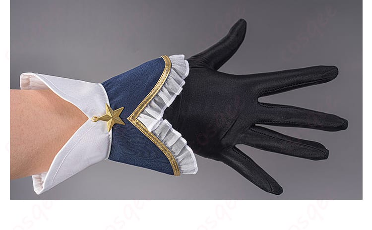 有馬かなの手袋のディテール。細部まで美しい装飾が施されています。