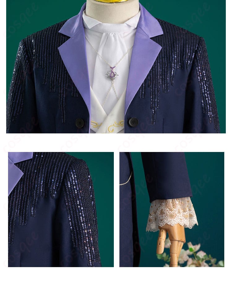 ホムラ コスプレ衣装 衣襟と肩袖装飾 - コスプレ衣装の細部までこだわったディテール。